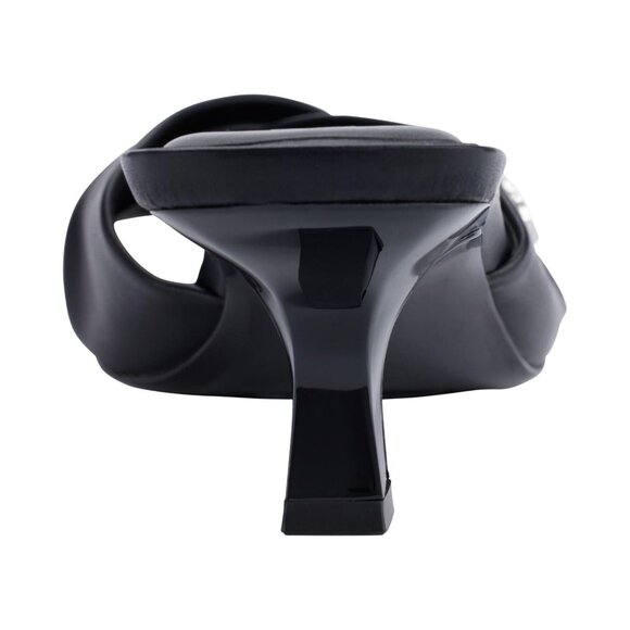 DKNY Womens Jolaine Twist Heel Sandal Mule K1532005 Black 9.5M - Picture 11 of 14